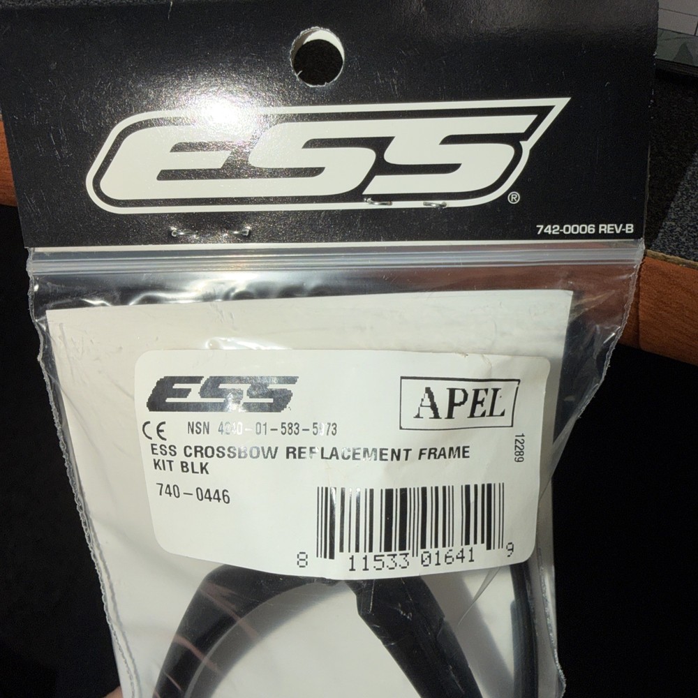 ESS EYE PRO Crossbow Replacement Frame-Black Pack OF 10