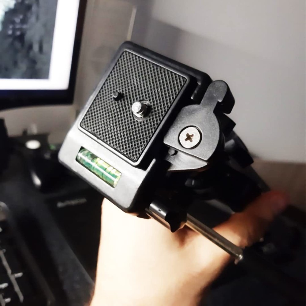 2 Pack 41mm and 43mm Tripod Quick Release Plate Camera Mounting Adapter, 2 Si...