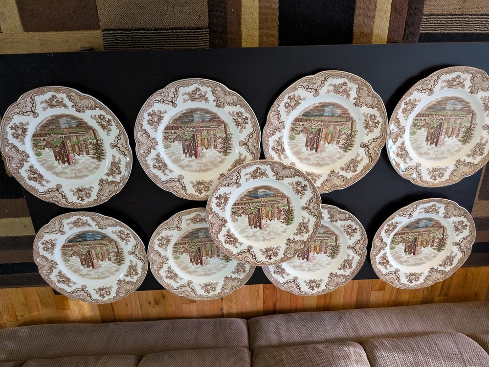 24 Piece JohnsonBros England Old Britain Castles, British