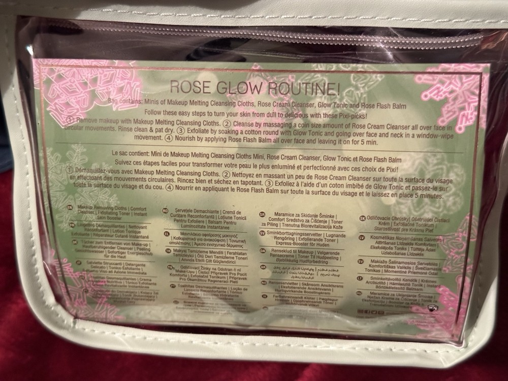 Pixi Rose Glow Routine Kit w/ Limited Edition Bag