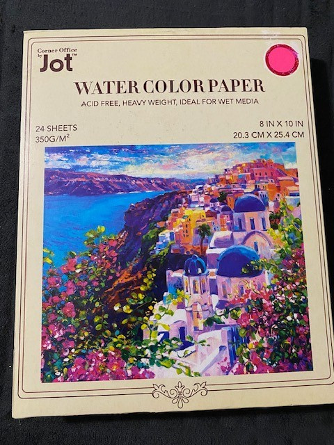 watercolor pad 8x10 350 g/m 24 sheets 2pack (random)