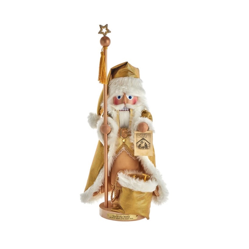 Kurt Adler Steinbach Musical Joy To The World Nutcracker, 18.3"