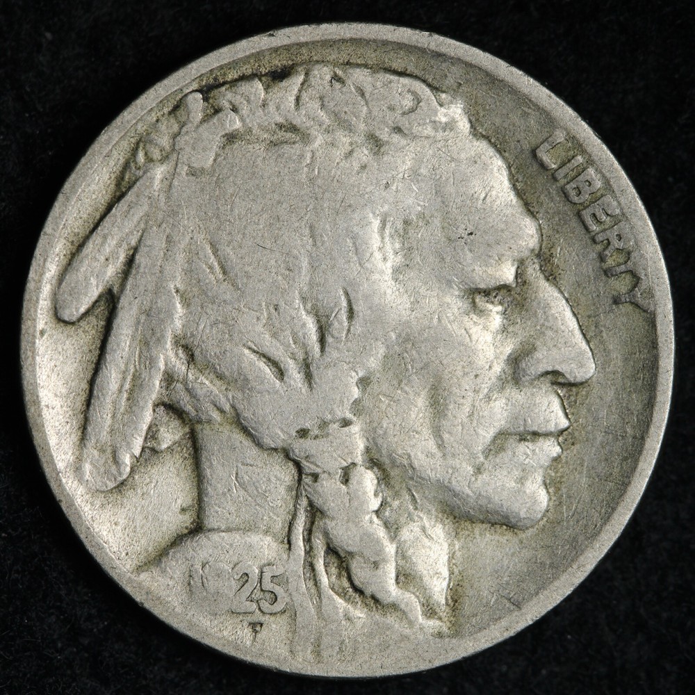 1925-S Buffalo Nickel CHOICE VF E168 RN