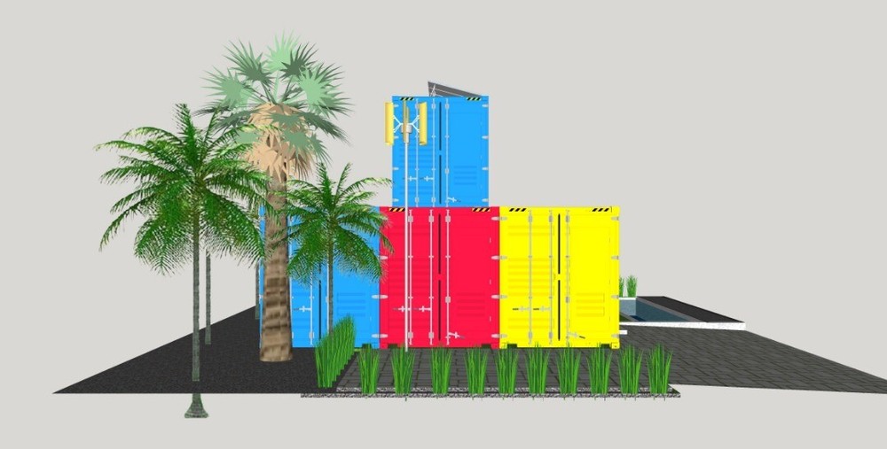 Desert Palms #33 Shipping Container Home Catalog L40'