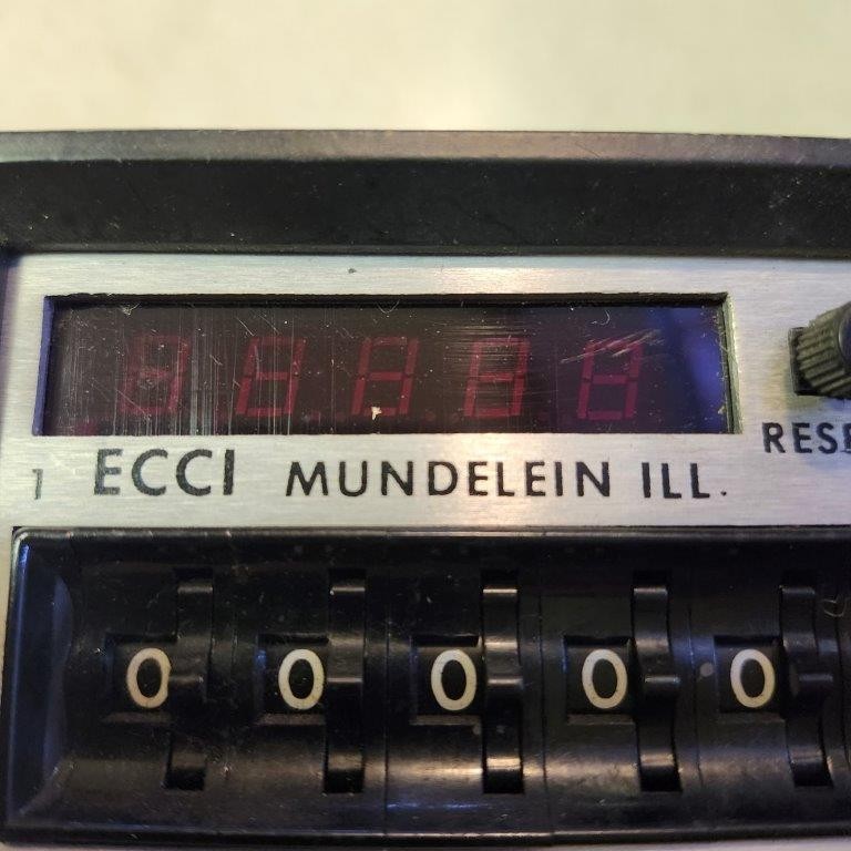 Electronic Counters & Controls Inc. Model MU125A-1 3K Counter Refurbished
