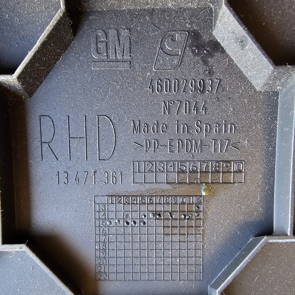 Vauxhall Corsa E 2015-2019 Lower Dash Trim Headlamp Switch Housing Panel RHD