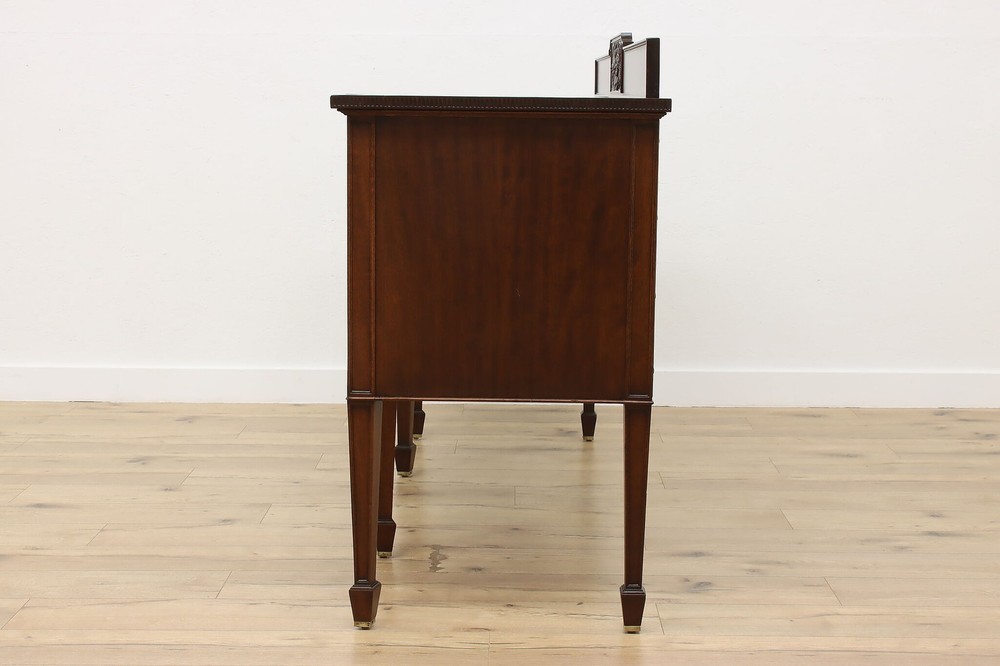 Hepplewhite Antique Carved Mahogany Buffet Server Sideboard #55896