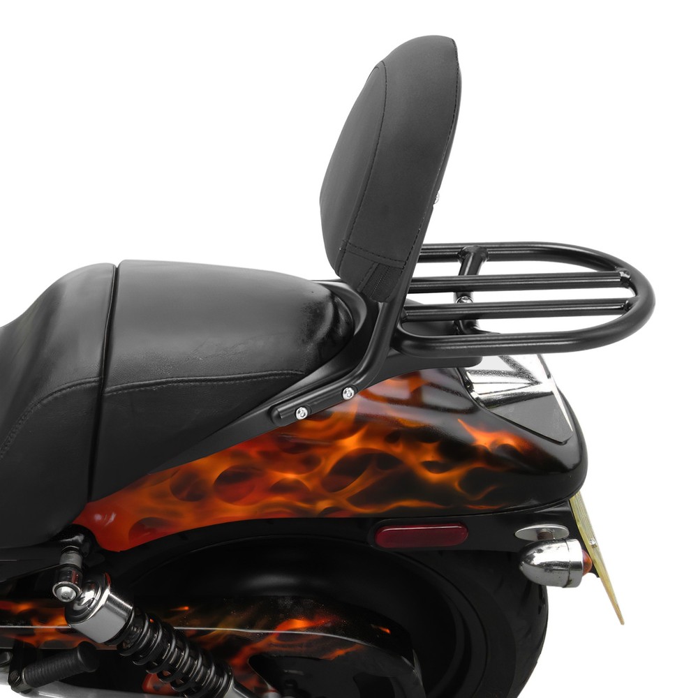 Backrest Sissy Bar Rack Baseplate Fit For Harley VRSCA VRSCB VRSCD 2002-2006 03