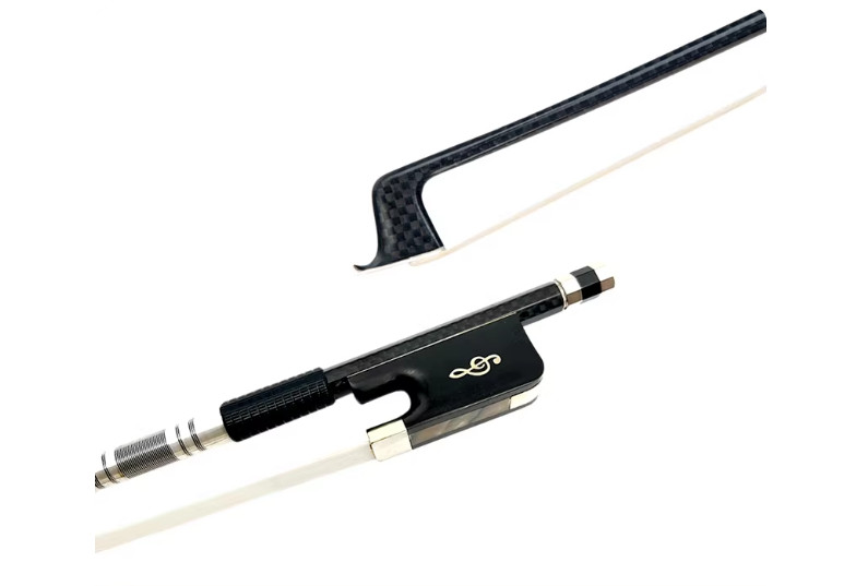 2pcs Plaid Carbon fiber Professional Cello bow 4/4, strong cello bow
