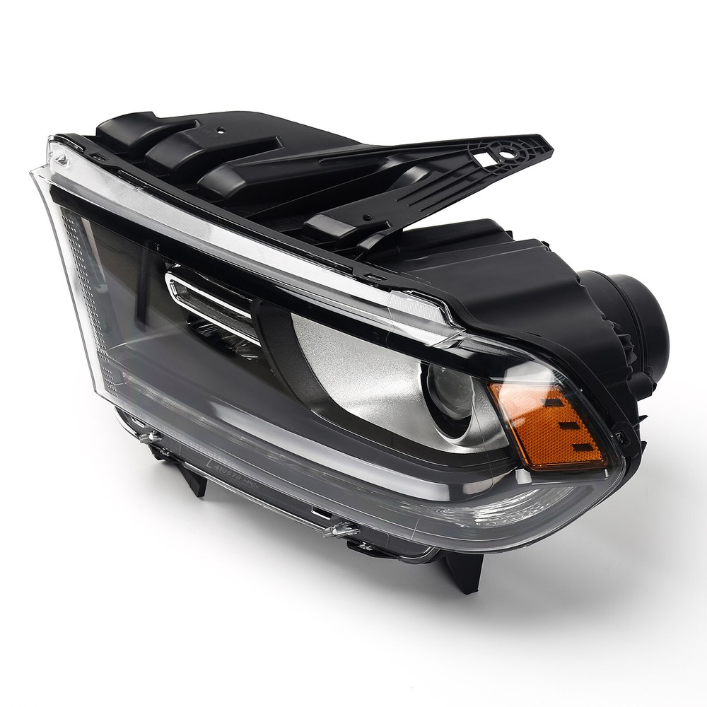 Black Halogen LED DRL Headlight For 2014-2020 Dodge Durango Assembly Driver Side