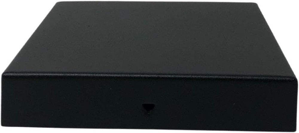 Nuvo Iron PCP25BLK Eazy Flat Pyramid Post Cap, *4 PACK*