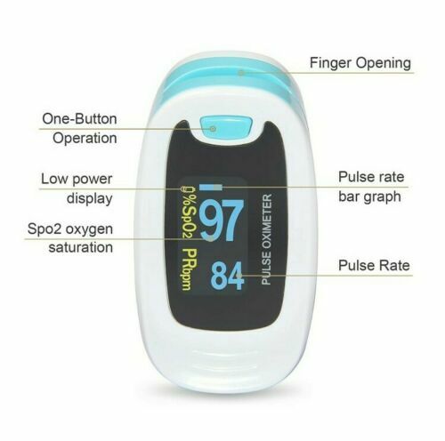 CONTEC OLED CMS50NA Pulse Oximeter SpO2 and PR Value Waveform Blood