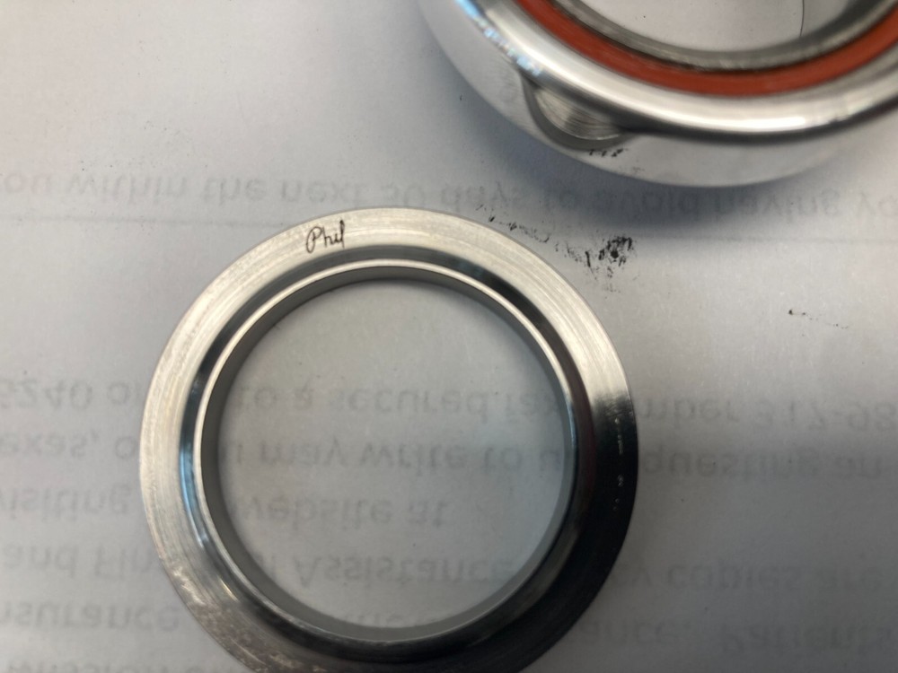 Phil Wood 1-1/8" Headset Silver