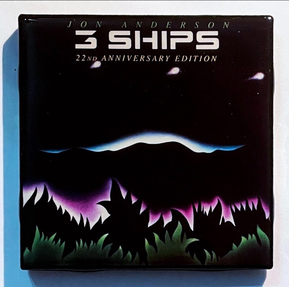 Yes JON ANDERSON 3 Ships COASTER Custom Ceramic Tile