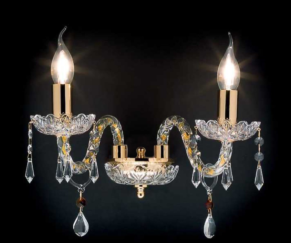 SWAROVSKY DESIGN Classic 1 Light Crystal Wall Applique