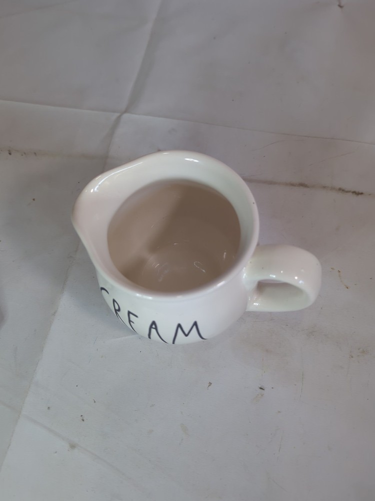 Rae Dunn Artisan Ceramic Cream Pitcher 3.75" Tall