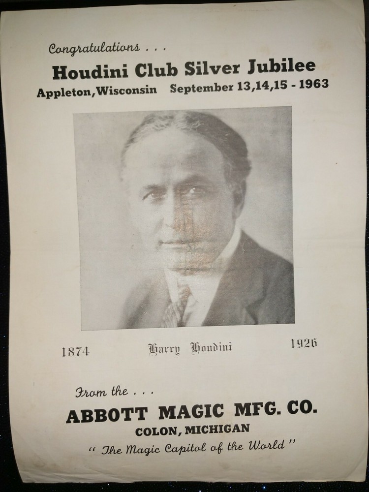 Vintage Abbott Magic Mfg Co. Advertising Bill