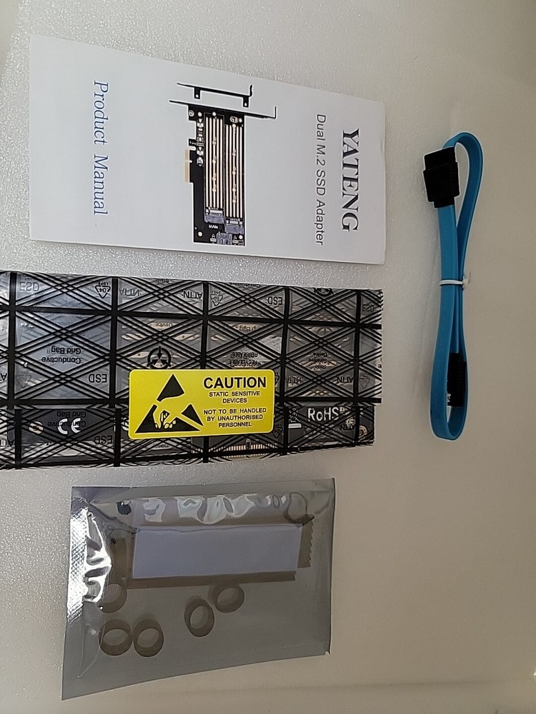 YATENG Dual M.2 SSD Adapter
