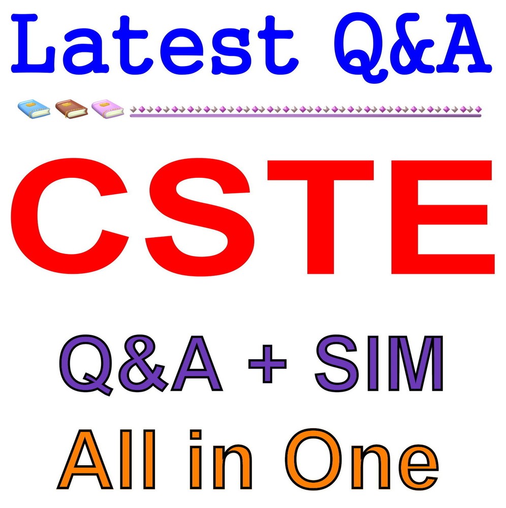 CSTE Certified Software Test Engineer Certifications Exam Q&A+SIM