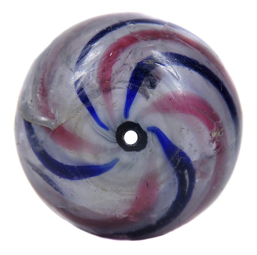 Marble Glass Trade Bead Germany