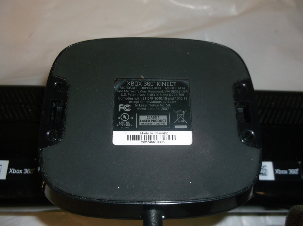 MICROSOFT 1414 XBOX 360 KINECT BLACK SENSOR BAR