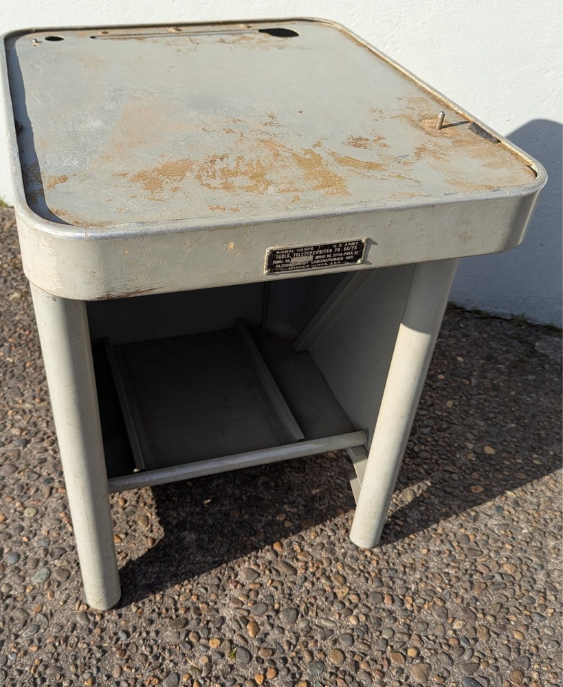 Kleinschmidt Lab Teletypewriter Table Stand