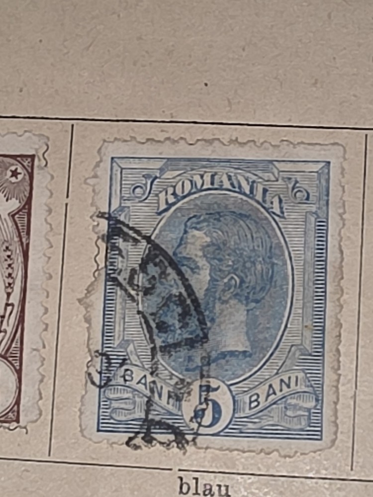 Foreign Romania 3 Bani Stamp Used - #I619