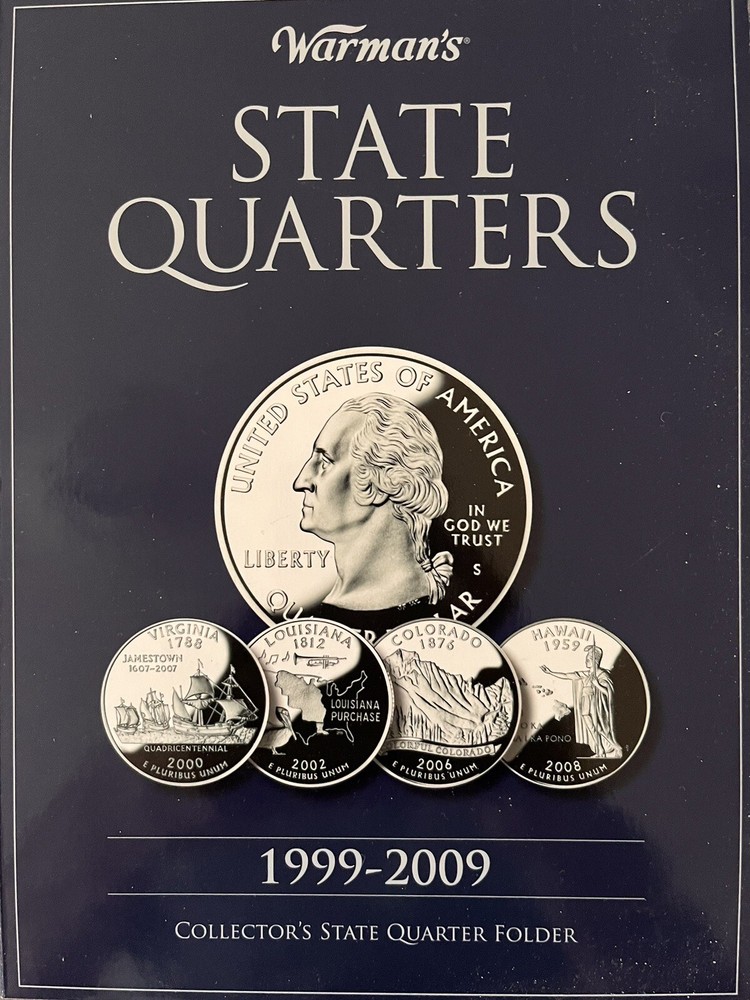 1999 - 2009 State & Territory Quarters Complete Philadelphia Mint Set  “MS / BU”