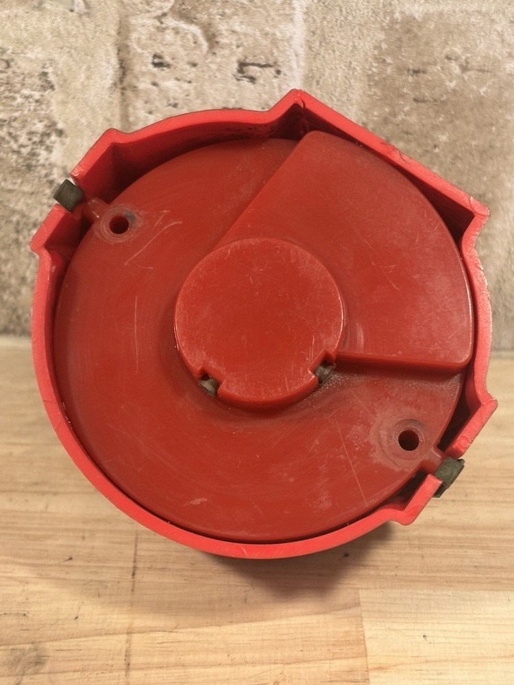 ⭐️E.S. Ritchie & Sons, Inc. Red Explorer Compass Red⭐️Plastic Cracked Read⭐️