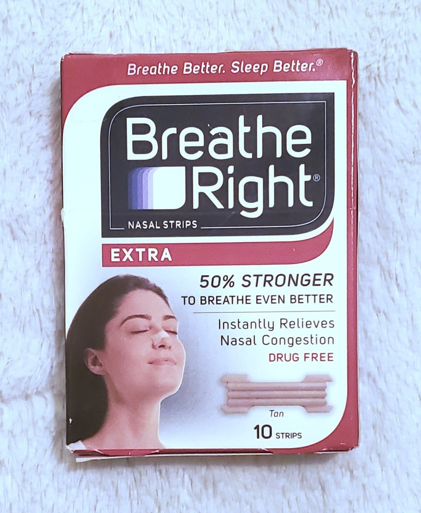Breathe Right Extra Nasal Strips - 10 Strips