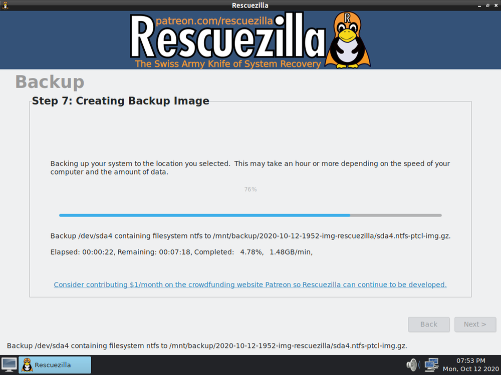 Rescuezilla Bootable DVD - Clonezilla GUI - Disk Imaging - Backup/Restore - NEW