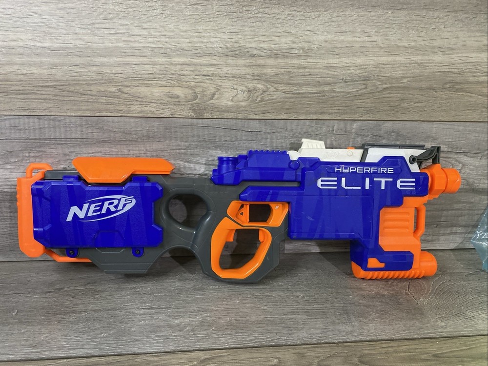 NERF Hyperfire N-strike Elite Motorized Dart Blaster Gun Hasbro