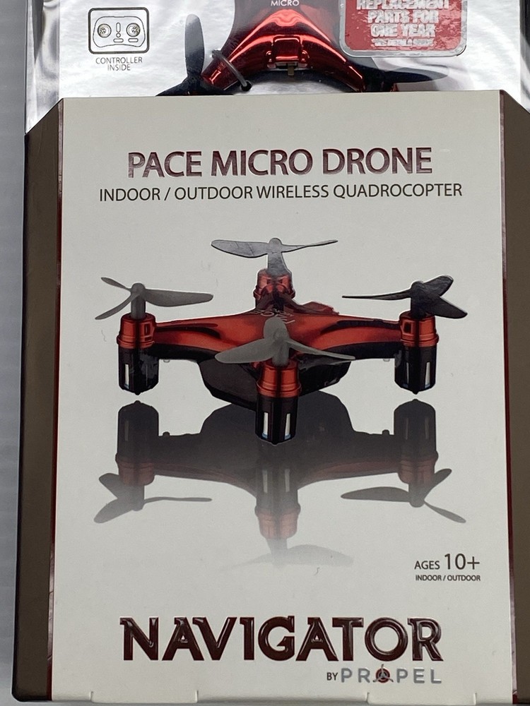 Micro Drone Propel Navigator Pace Wireless Quadcopter Beginner Stunt Drone Red