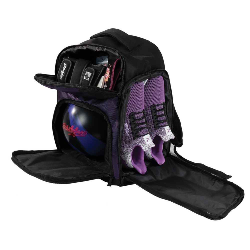 KR Strikeforce Strikepack Black/Blue Single Ball Bowling Backpack