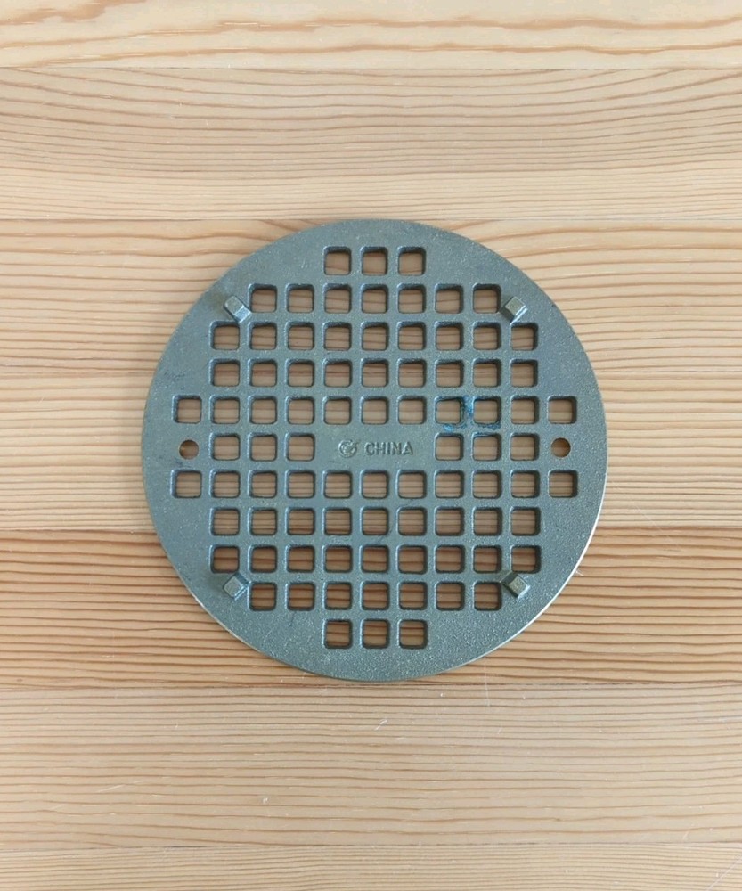 PROFLO Brass 6" Drain Grate Only