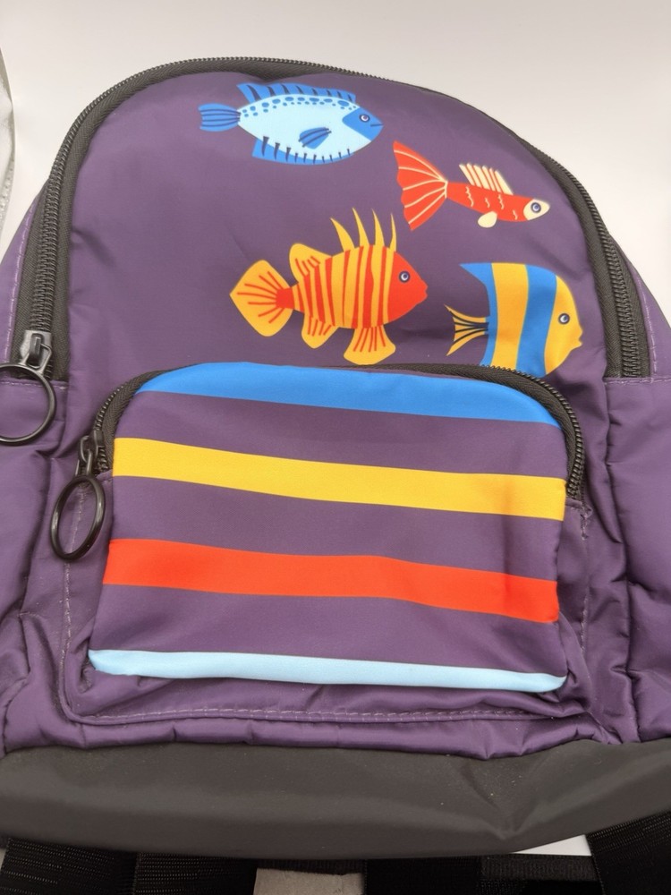 Mini Purple Tropical Fish Backpack