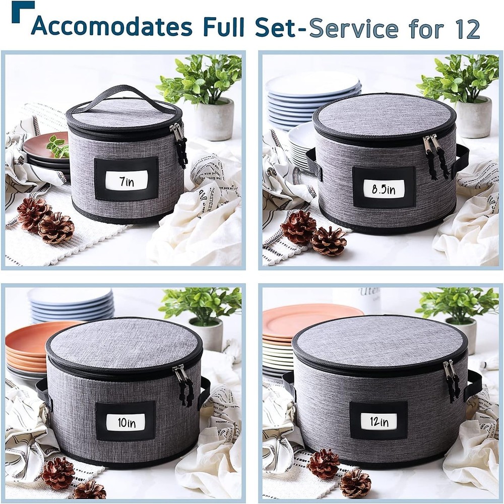 Fine China & Dish Storage Organizer Set