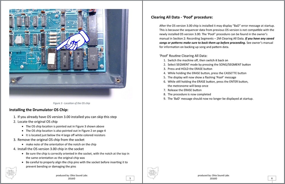 NEW MIDI IN mod kit for EMU E-mu Drumulator Drum Machine DIY Modification