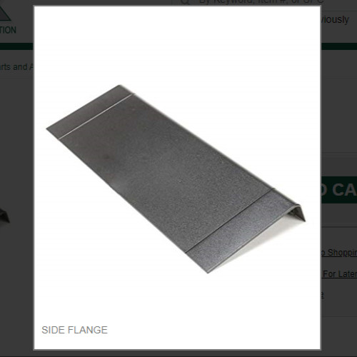 SIDE FLANGE #1011351-17