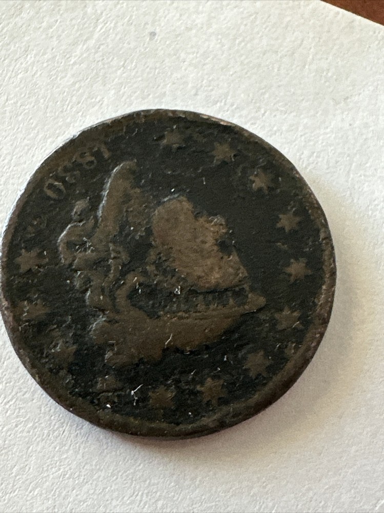 1830 Coronet Head US Copper Large Cent 1C