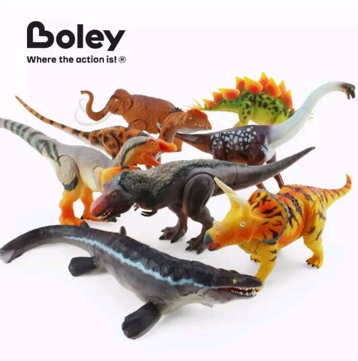 Boley 8 Pack 8" Authentic Dinosaur Set, The Gosnell Model - Educational...