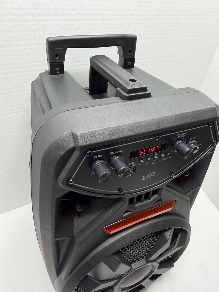 iLive Bluetooth Tailgate Speaker, ISB380B, Black