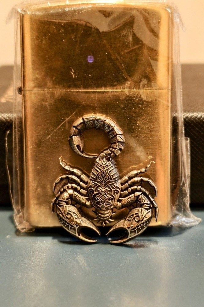 Brass Mr Krabs Lighter Patch DIY Decoration Accessory Without Lighter