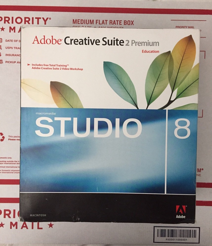 Adobe Creative Suite 2 Premium Macromedia STUDIO 8 Adobe Web Bundle For Mac