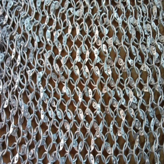 ChainMail Leggings , 9mm Round Riveted Chainmail , Chausses Galvanized Cowboy