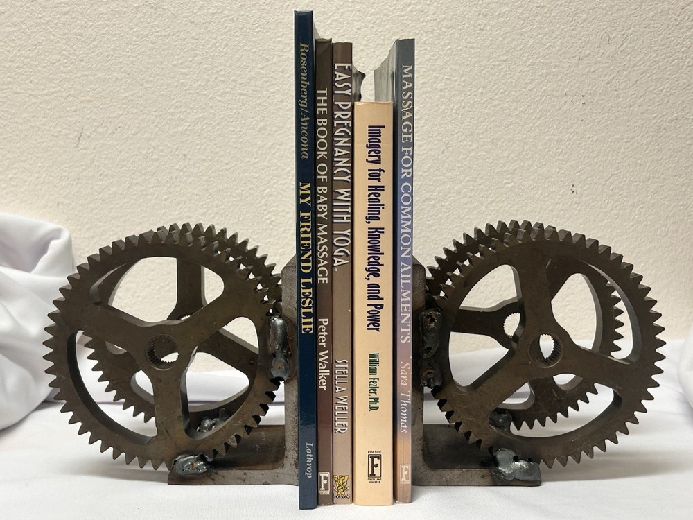 Decorative Gear Bookends