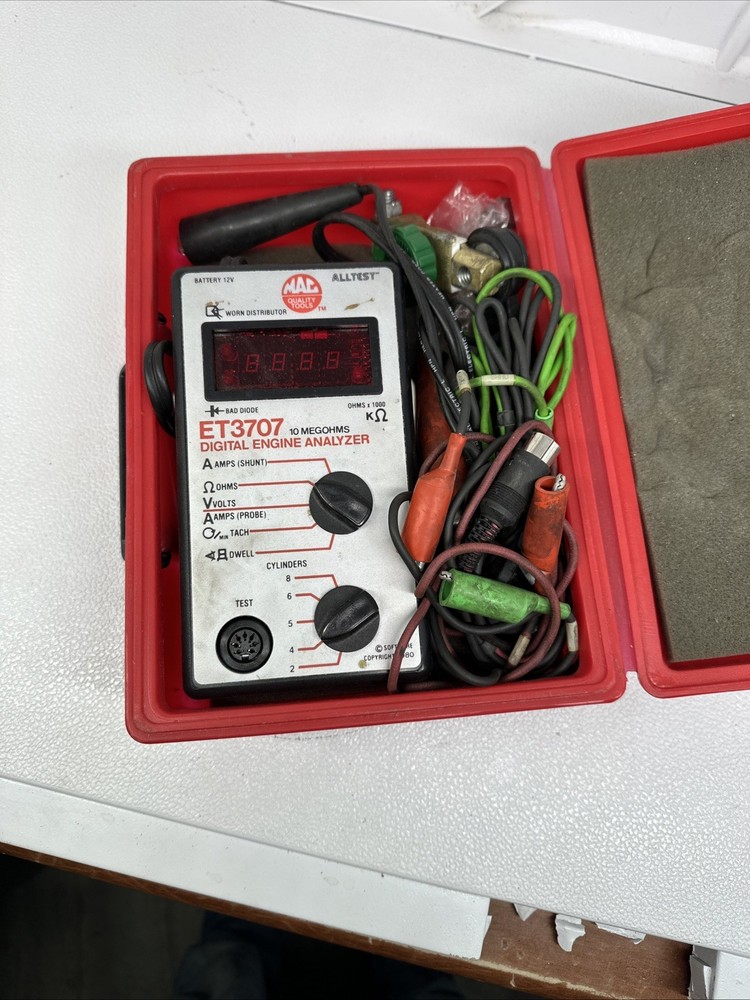 MAC tools ET3707 digital engine analyzer 10 megohms