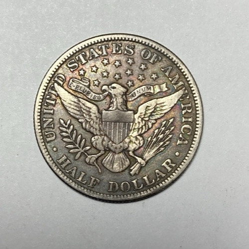 1900 Barber Half Dollar Choice Original VF+