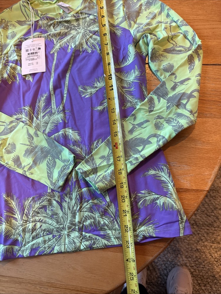 maaji Long Sleeves Rash Guard Size Medium NWT