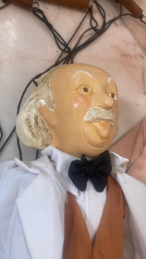 Albert Einstein Marionette Puppet Doll